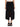 Women Black Skirt with Front Slit