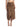 Women Brown Skirt with Front Slit