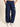 Women Blue Parachute Fit Pull On Cargo Pants