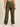 Women Olive Straight Fit High Rise Side Loop Cargo Trouser