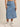 Women Light Blue High Rise Denim Cargo Skirt