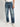 Men Mid Blue Straight Fit Solid Mildly Distressed Jeans