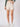 Women Ecru  Distessesd Denim Shorts