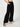 Women Black Light weight Wide leg Trousers