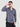 Men Grey Abrstact Print Casual Shirt