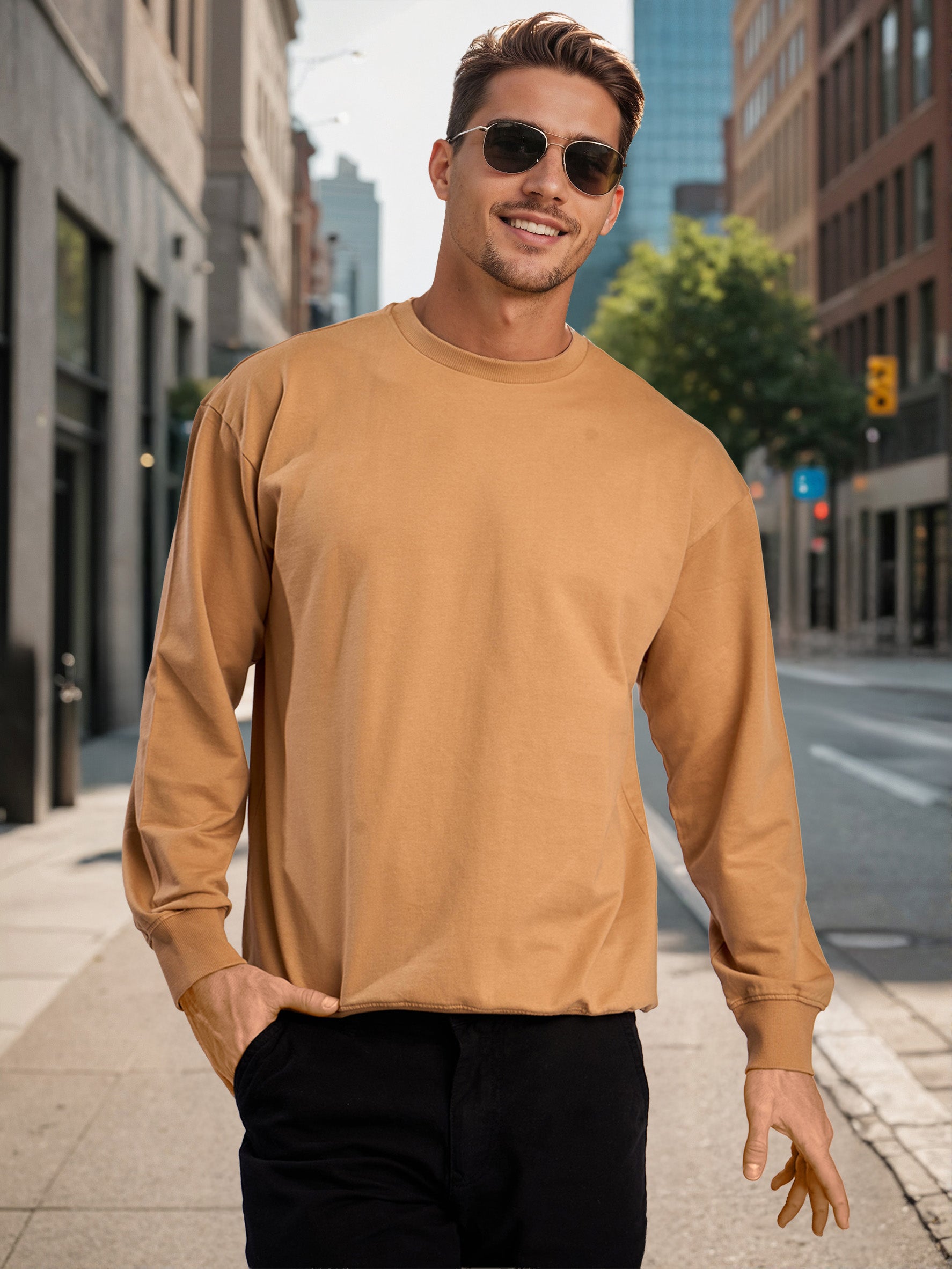 Men Relaxed Sweatshirt