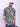 Men Green and white Single Pocket Shirt