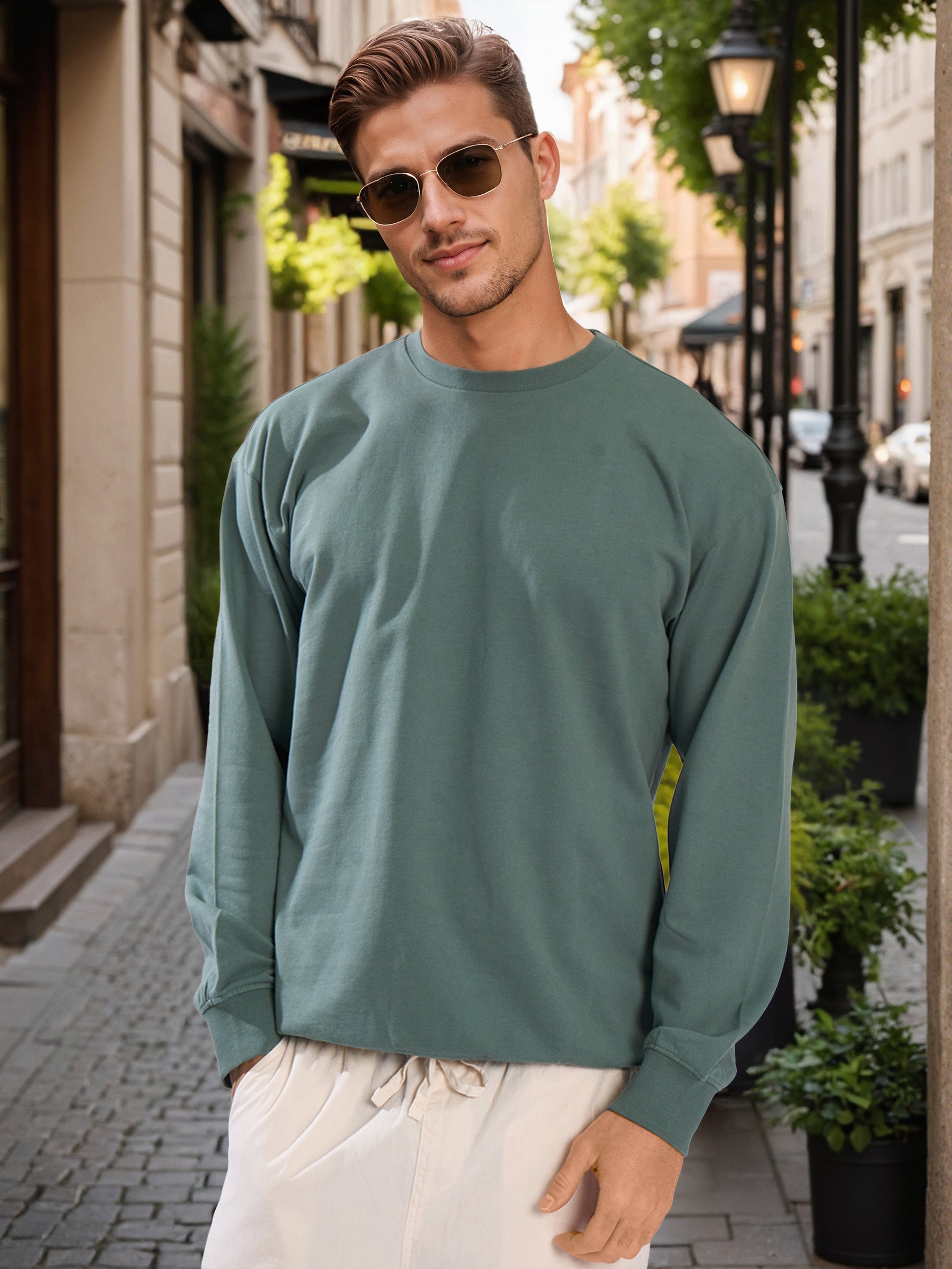 Men Relaxed Sweatshirt