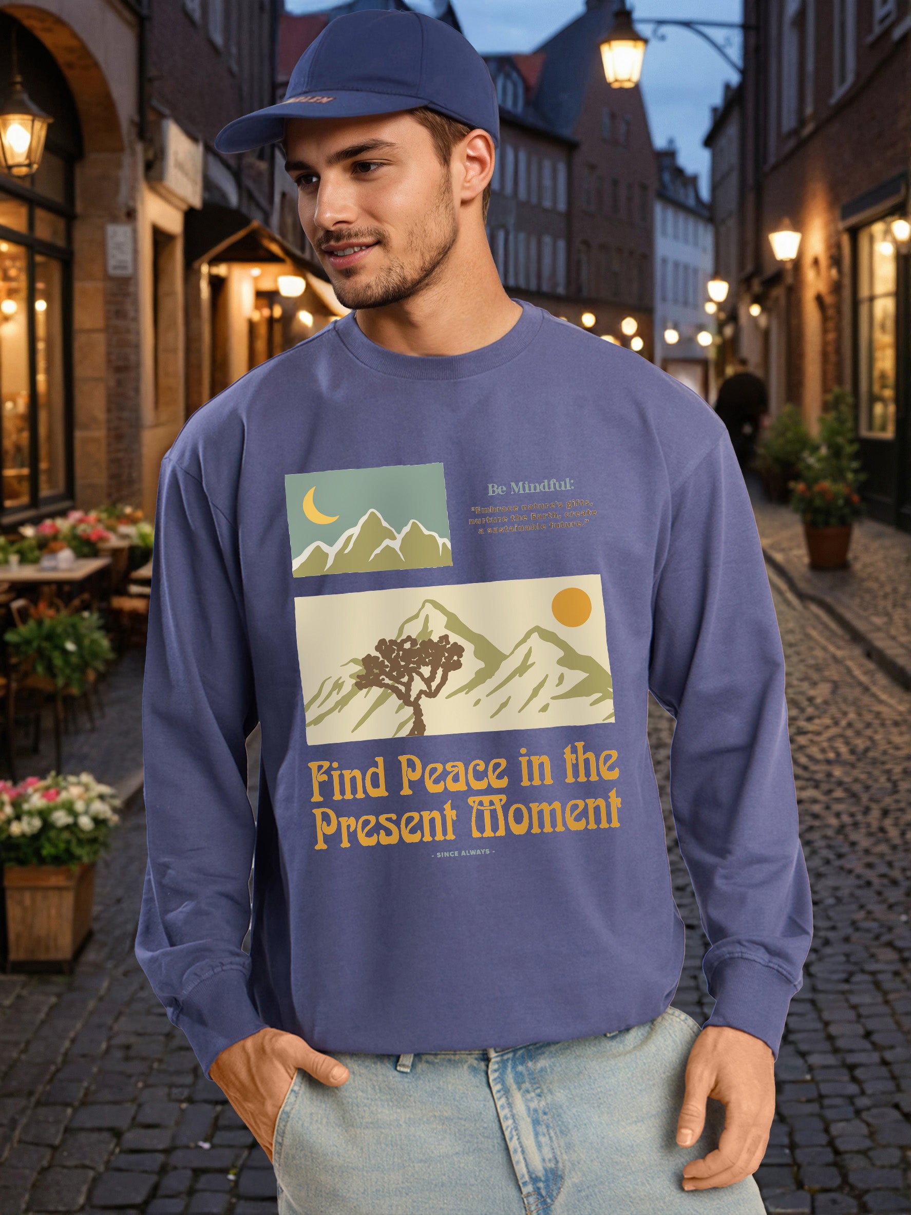 Men Relaxed Sweatshirt