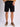 Men Black Slim Fit Chinos Shorts