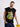 Men Black Sleeveless Graphic Oversized T Shirt