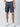 Men Dark Grey Relaxed Fit Pure Cotton Solid Cargo Shorts with Contrast Stitch