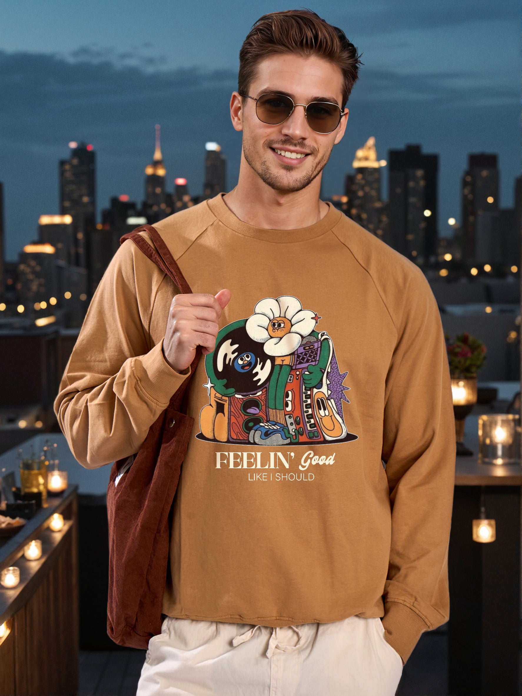 Men Relaxed Sweatshirt