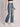 Women Light Blue Tinted Light Fade Bootcut Jeans