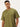 Men Green Olive Oversized Solid T-Shirt