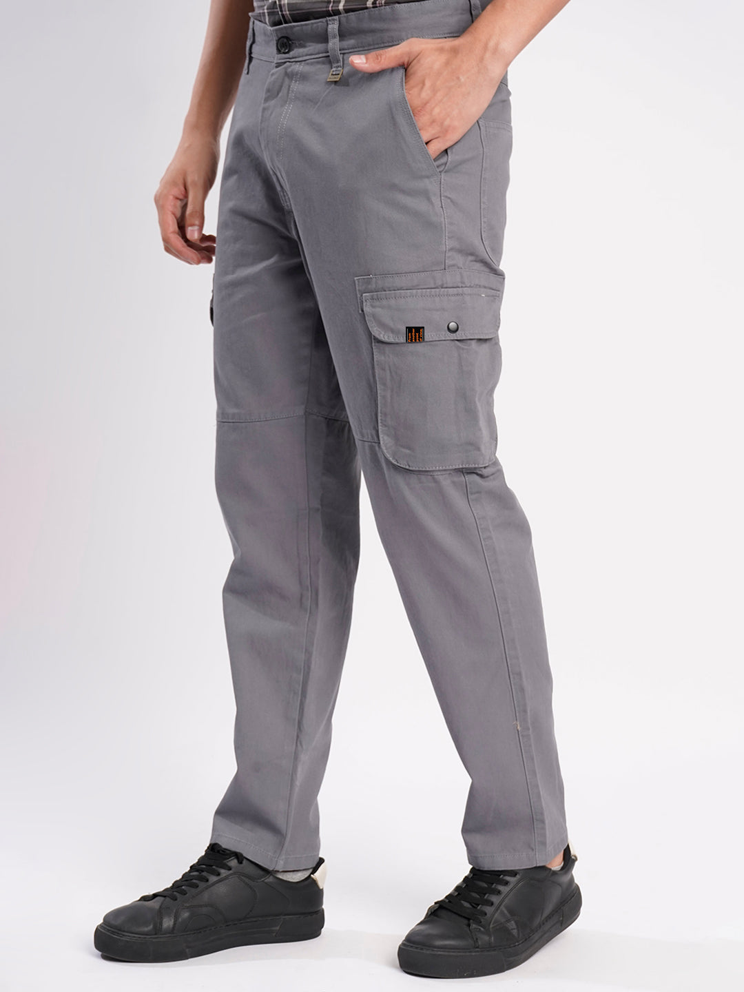 Men Regular Cargo Trousers