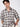 Men Off White and Grey Checked Single Pocket Shirt