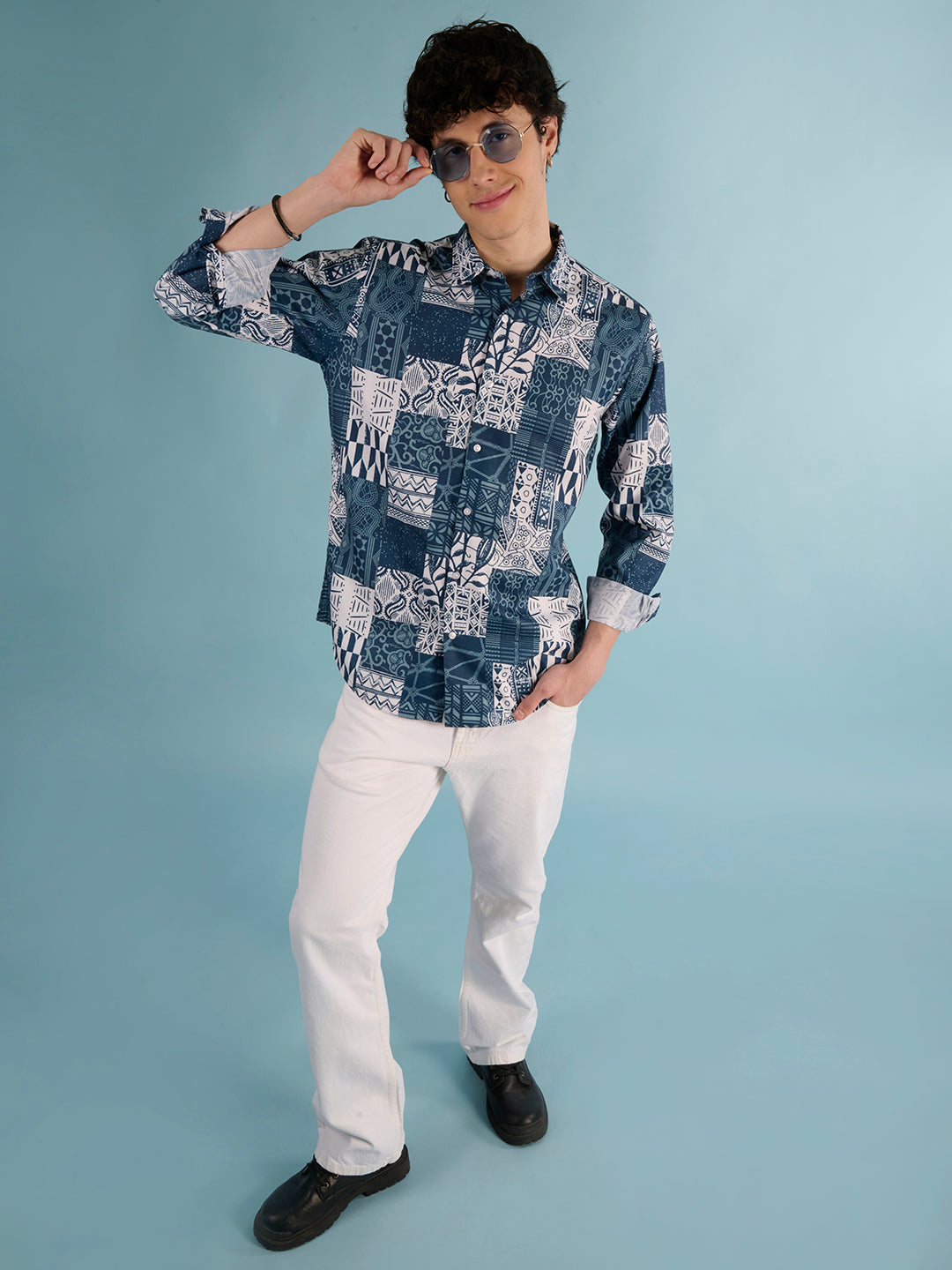 Men Regular Fit Multi Shirt