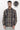 Men Brown Checked Slim Fit Shirt