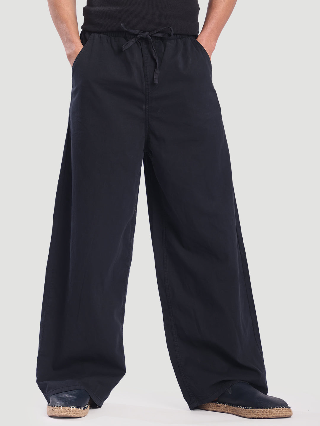 Men Grey Super Baggy Trousers