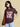 Women Brown Graphic Print Oversize Tshirt