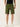 Men Olive Slim Fit Solid Cargo Shorts