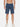 Men Blue Slim Fit Solid Cargo Shorts