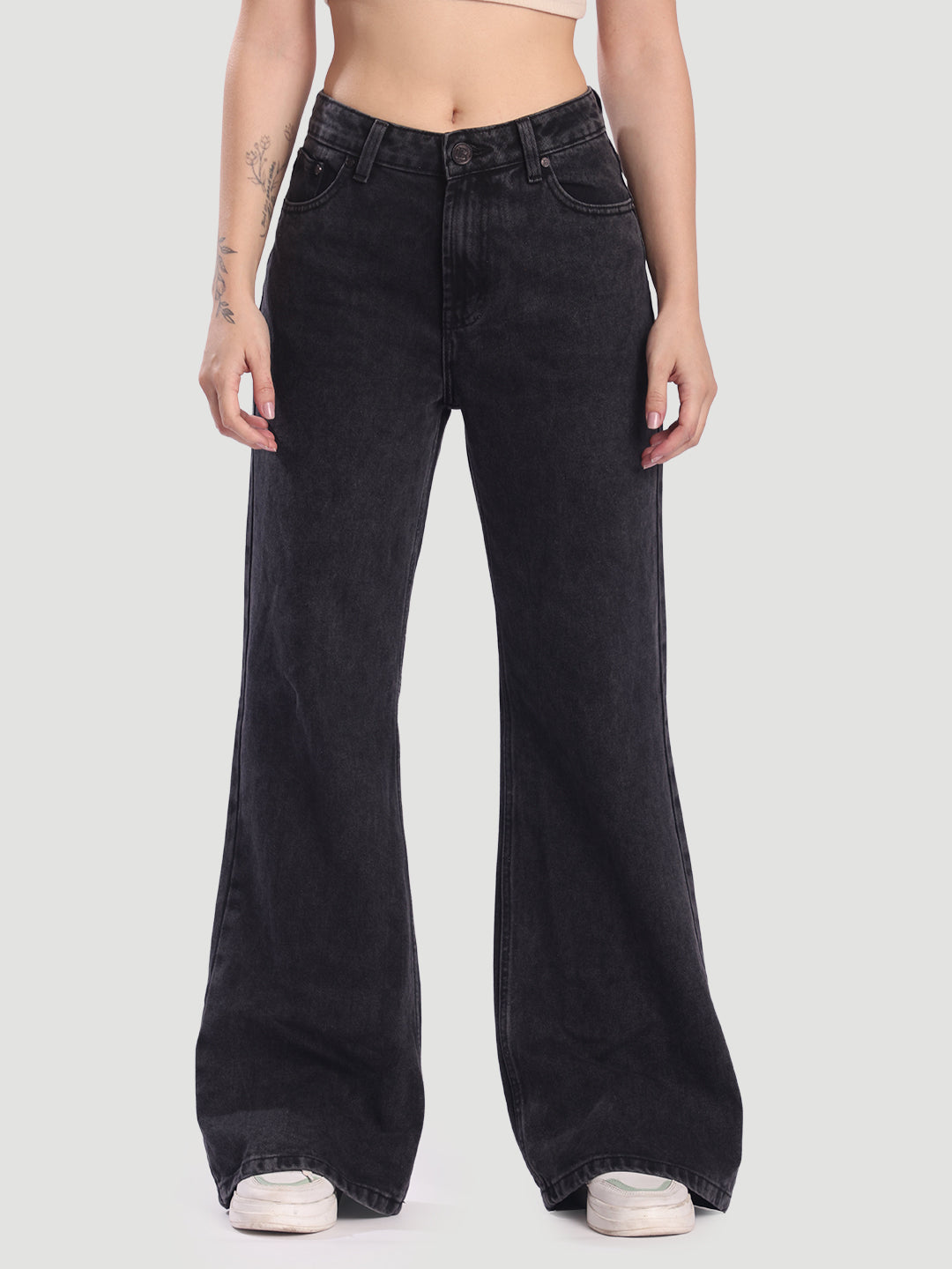 Women Black  Bootcut Jeans