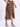 Women Brown Skirt with Front Slit