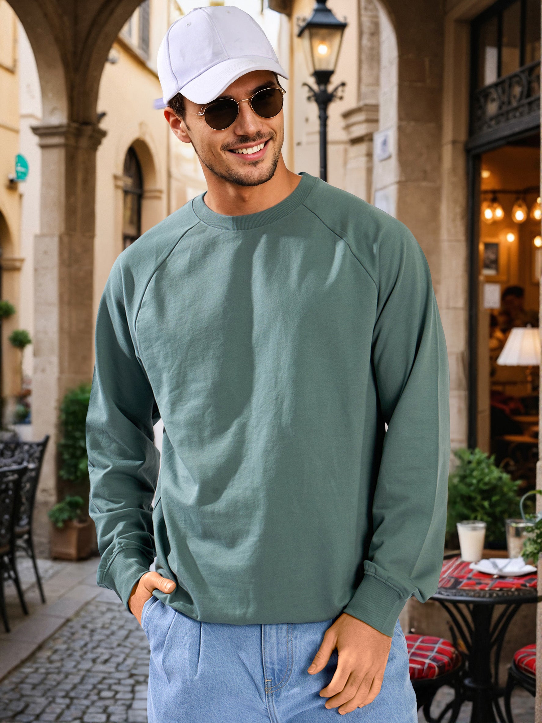 Men Relaxed Sweatshirt