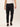 Men Black Slim Fit Solid Cargo Trouser