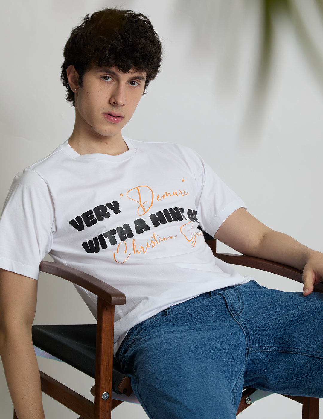 Men’s Printed White Cotton T-Shirt for Ultimate Comfort and Versatility