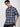 Men Blue and Grey Checked Single Pocket Shirt