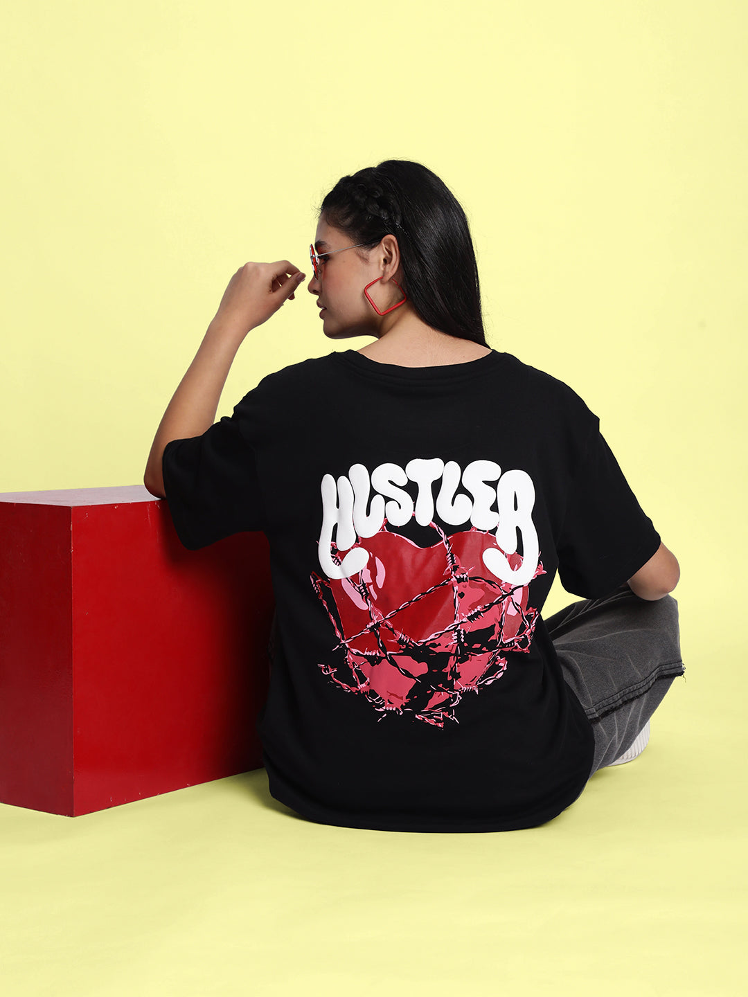 Women’s 'Hustler' Print Graphic T-shirt