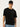 Men Black Oversized Double Pocket Solid T-Shirt