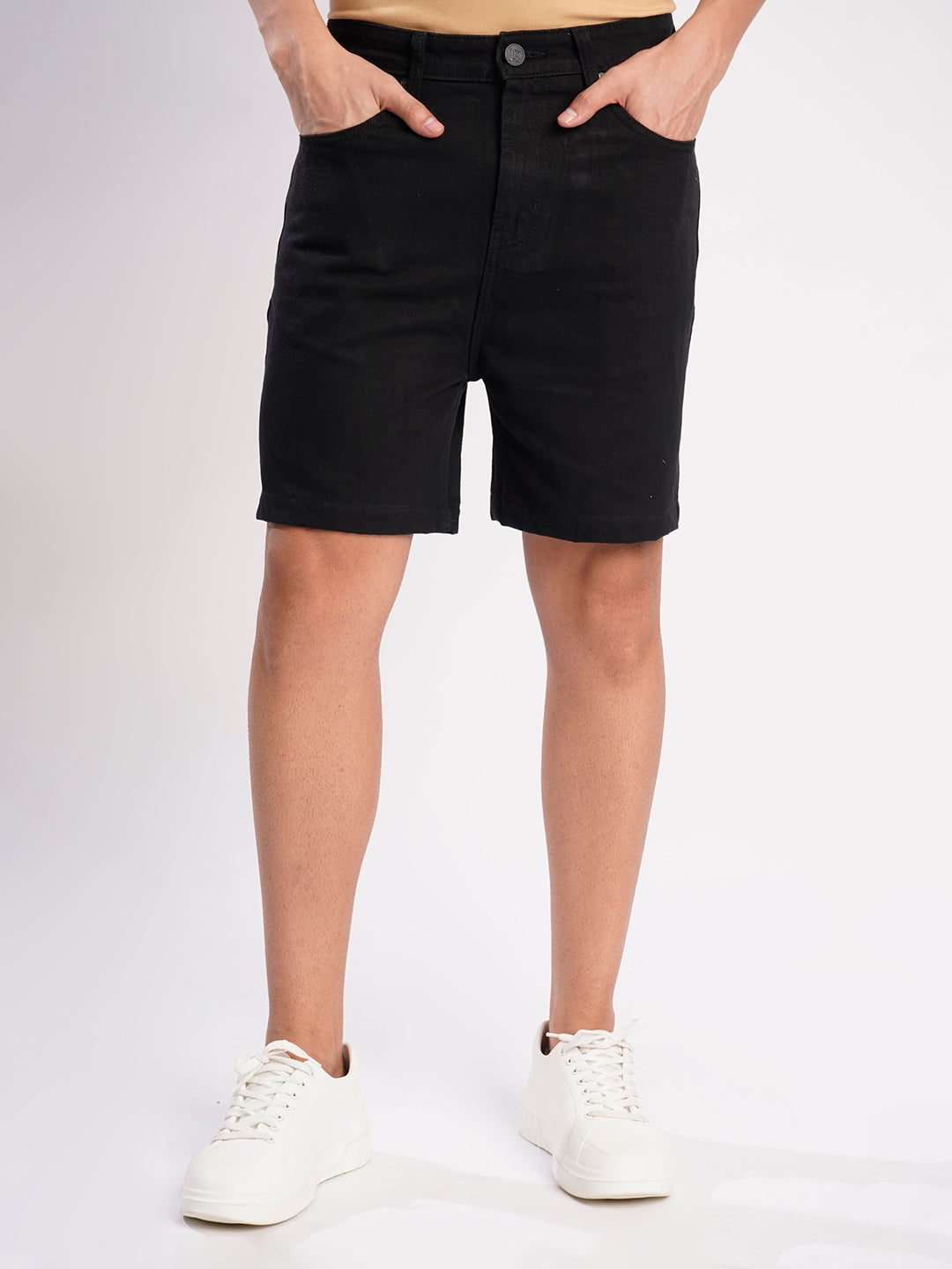 Men Black Regulared Fit Denim Jeans