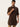 Men Dark Brown Slim Fit Solid Ethnic Kurta