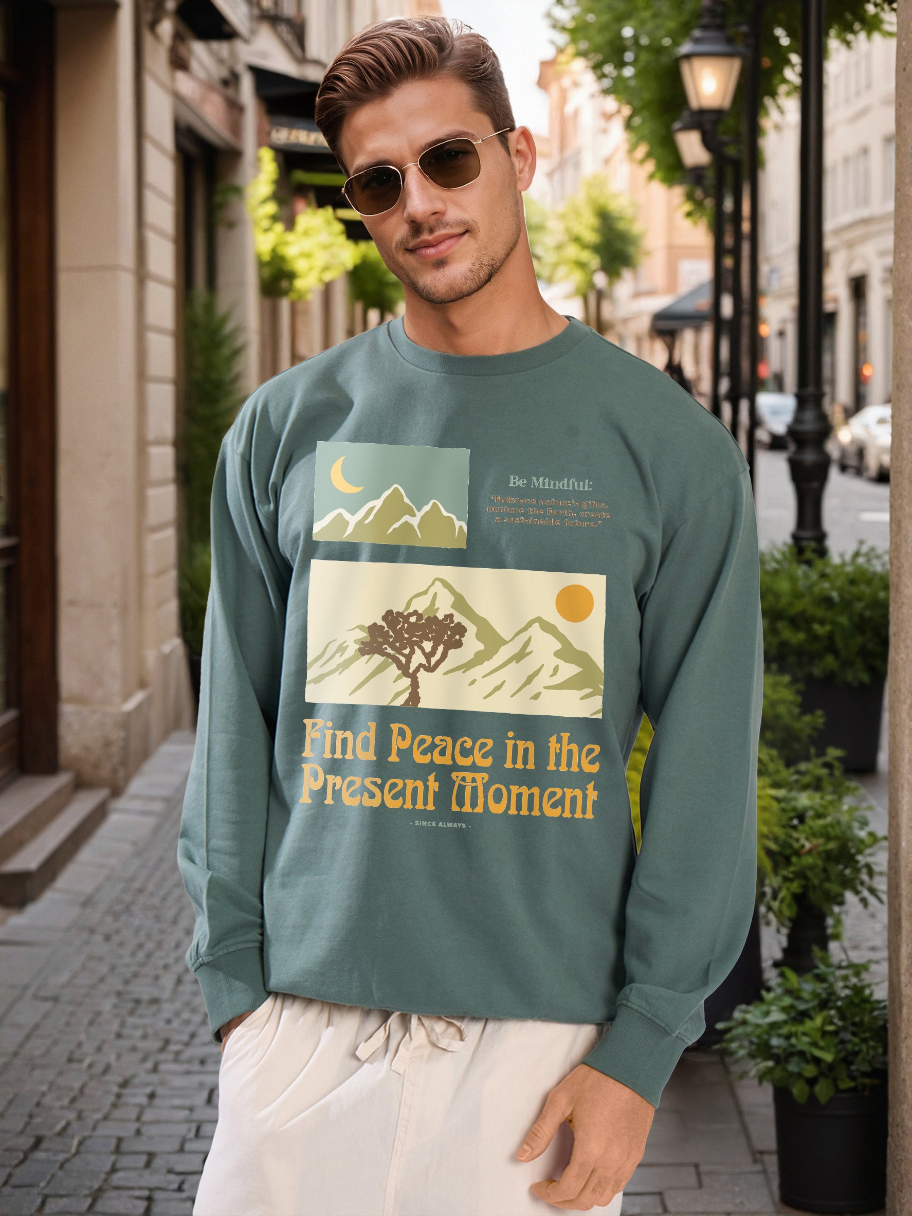 Men Relaxed Sweatshirt