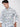 Men Green and Blue Floral Printed Slub TextureShirt