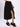 Women Black Skirt with Front Slit