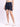Women Blue Denim Cargo Shorts