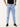 Men Cerulean Blue Slim Fit Solid Cargo Trouser