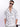 Men Black and White Abstract Print Single Pocket Shirt