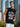 Men Black Sleeveless Typography Oversized T Shirt