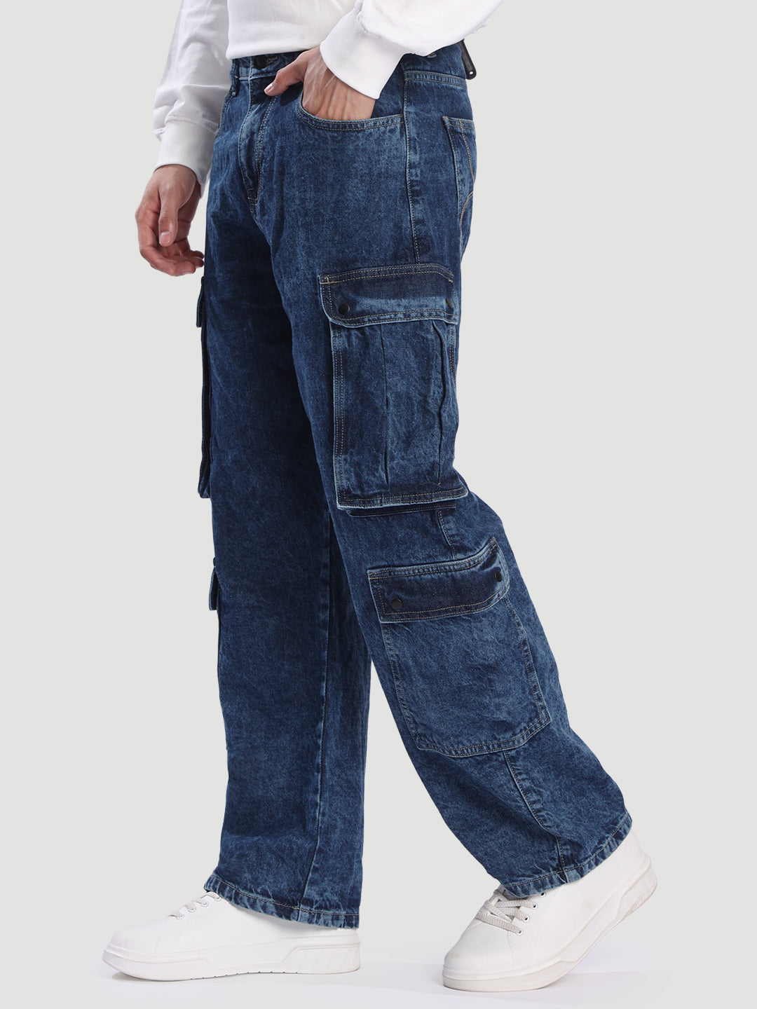 Men 8 Pocket men denim trouser