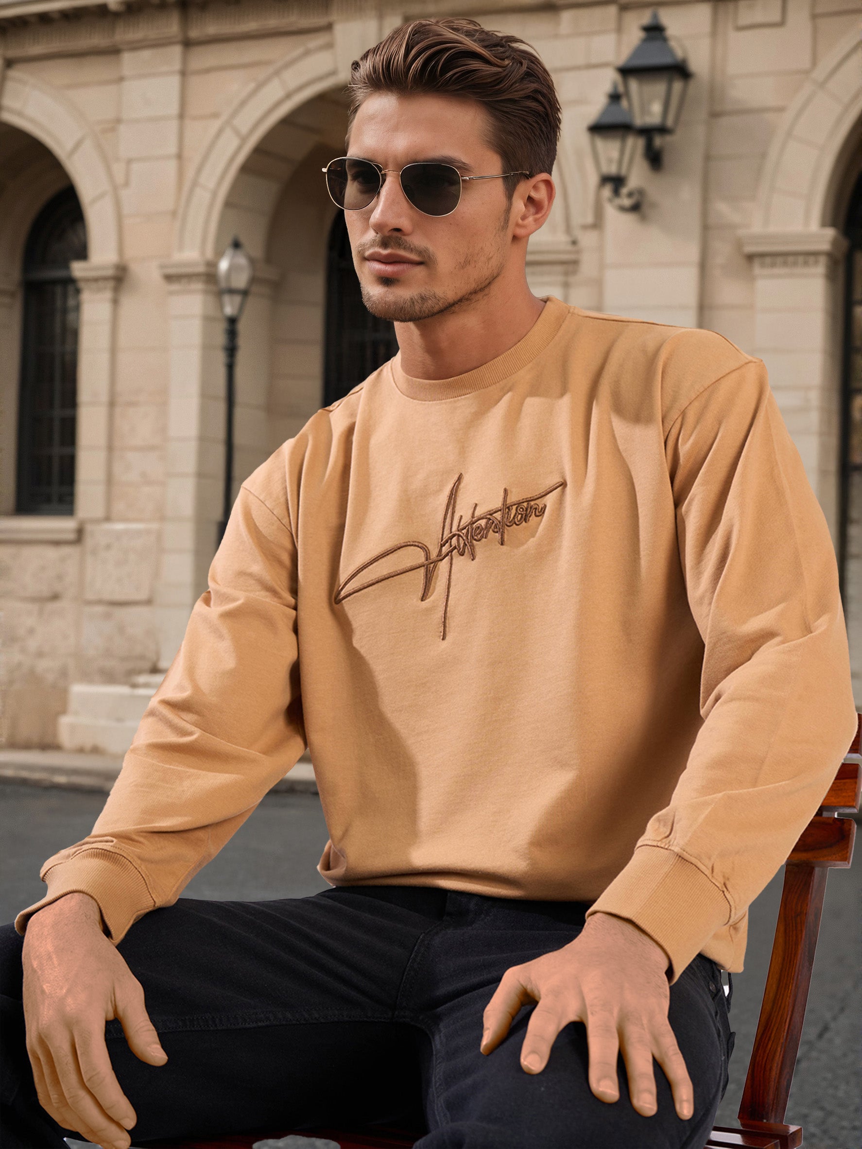 Men Relaxed Sweatshirt