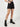Women Charcoal Regular Fit Denim Shorts