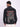 Men Black Detachable Back Print Panel Denim Jacket