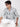 Men White and Green Floral Printed Slub TextureShirt
