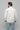 Men White Detachable Back Panel Denim Jacket